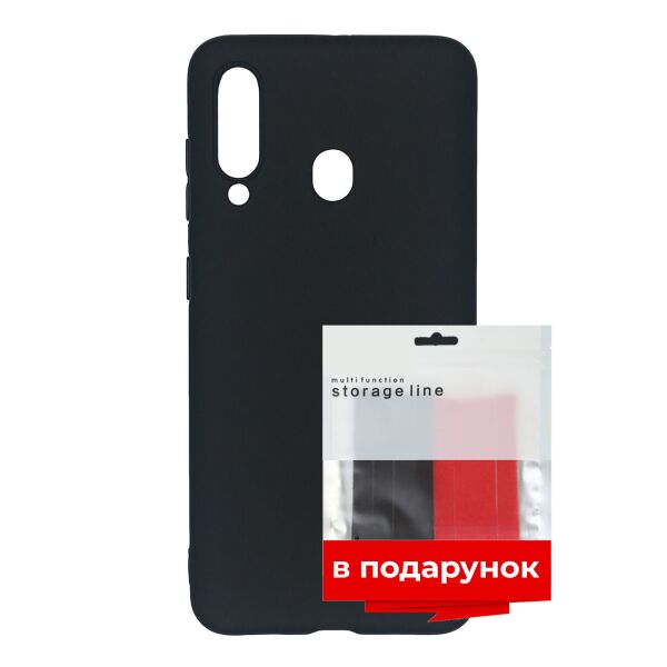 

Чехол силиконовый ARS для Samsung M40 2019 (M405)/A60 2019 (A605) Black + органайзер в подарок (ARS54957)