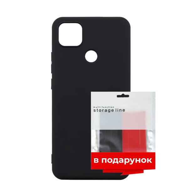 

Чехол силиконовый ARS для Xiaomi Redmi 9C Black + органайзер в подарок (ARS57028)