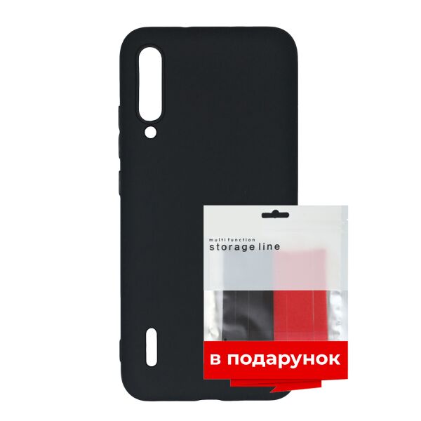 

Чехол силиконовый ARS для Xiaomi Mi A3 Black + органайзер в подарок (ARS55161)
