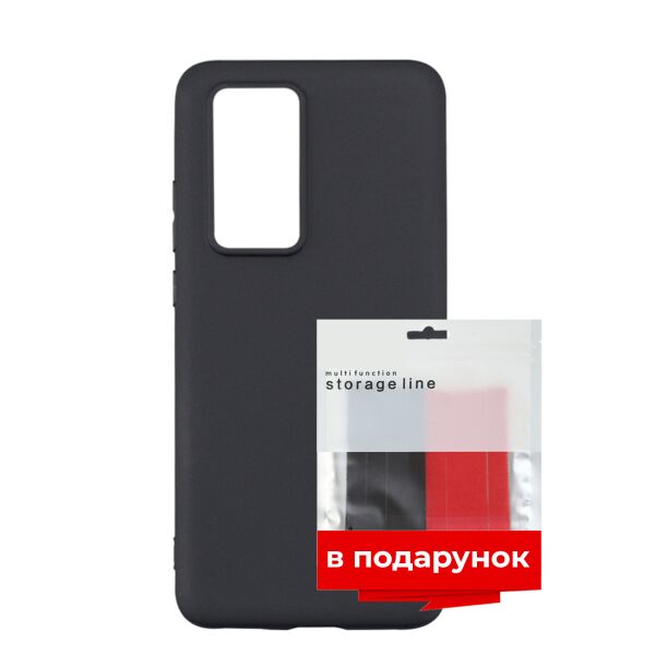 

Чехол силиконовый ARS для Huawei P40 Pro Black + органайзер в подарок (ARS56272)