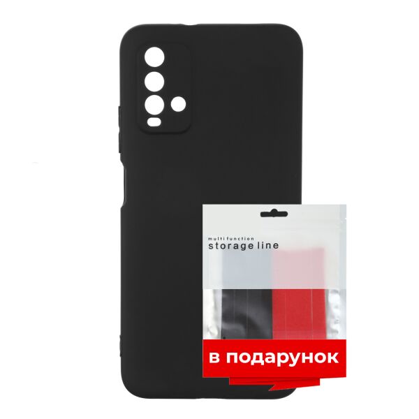 

Чехол силиконовый ARS для Xiaomi Redmi 9 Power Black + органайзер в подарок (ARS58182)