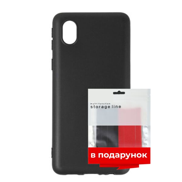 

Чехол силиконовый ARS для Samsung A01 Core (A013) Black + органайзер в подарок (ARS57378)