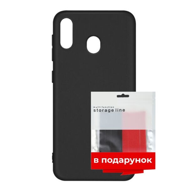 

Чехол силиконовый ARS для Samsung M20 (M250) Black + органайзер в подарок (ARS54400)