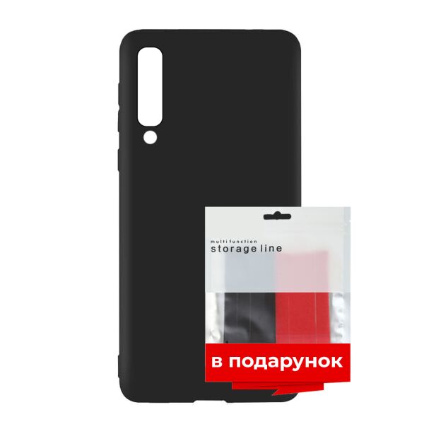 

Чехол силиконовый ARS для Samsung A50 2019 (A505)/A30s 2019 (A307) Black + органайзер в подарок (ARS54466)