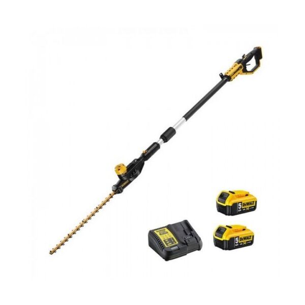 

Кусторез аккумуляторный бесщёточный DeWALT DCMPH566P1 + DCB184