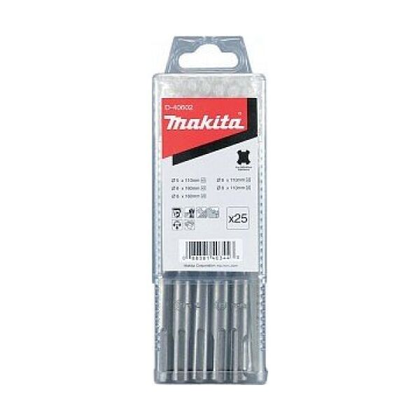 

Набор буров Makita SDS-Plus, 25 шт. D-40602