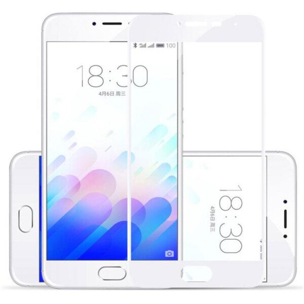 

MEIZU M3 Note (0.3 мм, 2.5D, с белым Silk Screen покрытием) (14360)