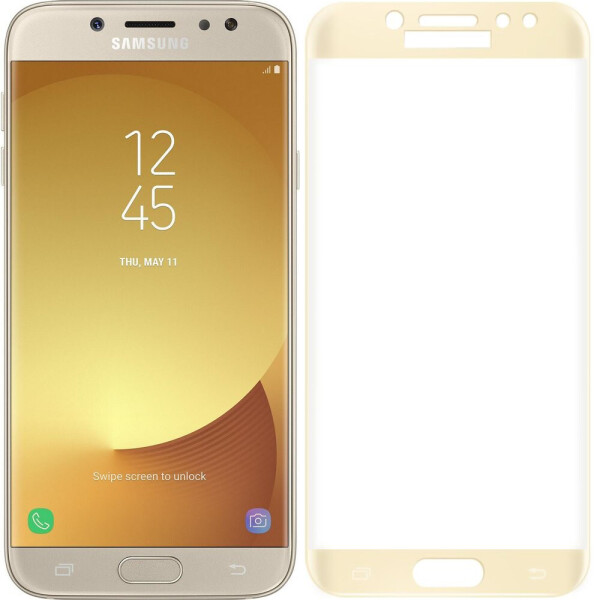 

SAMSUNG J730 Galaxy J7 (2017) Full Glue (0.3 мм, 2.5D, золотое) (24772)