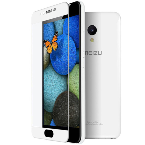 

MEIZU M5 (0.3 мм, 2.5D, с белым Silk Screen покрытием) (14186)