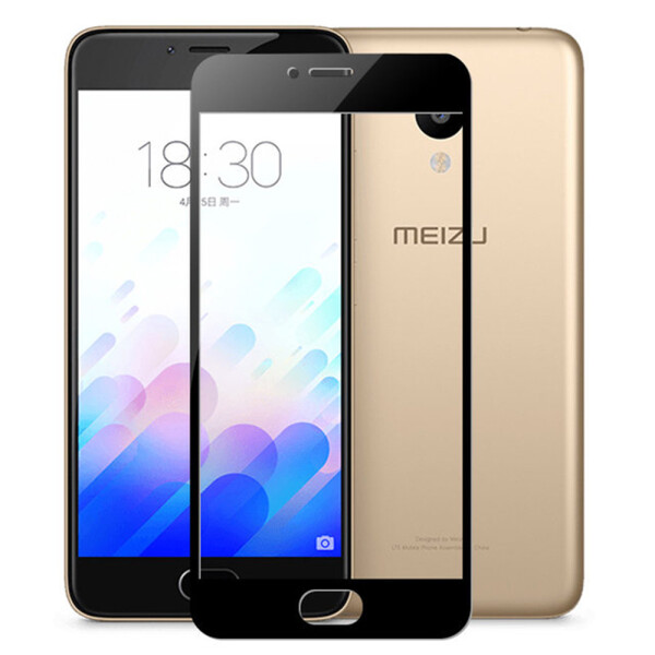 

MEIZU M5 (0.3 мм, 2.5D, с чёрным Silk Screen покрытием) (14663)