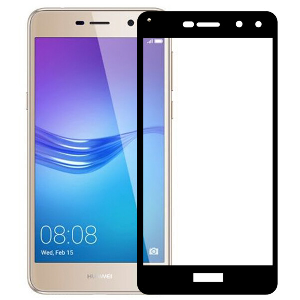 

HUAWEI Y5 2017 (0.3 мм, 2.5D, с чёрным Silk Screen покрытием) (18961)