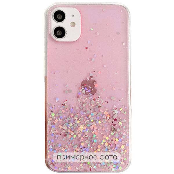 

TPU чехол Star Glitter для Samsung Galaxy A02s (Прозрачный / Розовый) (1126243)