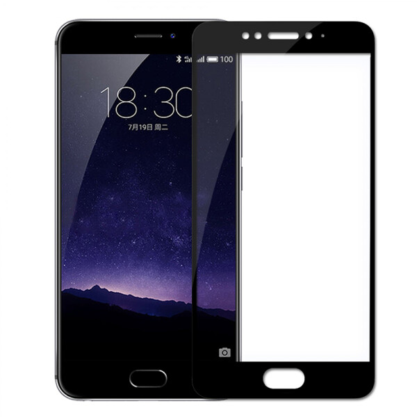 

MEIZU MX6 (0.3 мм, 2.5D, с чёрным Silk Screen покрытием) (15121)