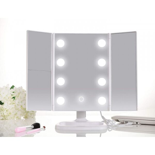 

Косметическое зеркало с подсветкой LED Magnifying Mirror White
