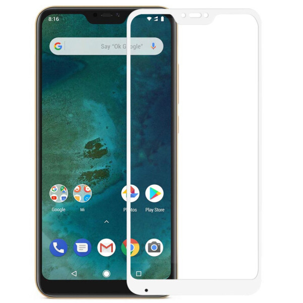 

XIAOMI Redmi 6 Pro/Mi A2 Lite (0.3 мм, 2.5D, с белым Silk Screen покрытием) (24360)