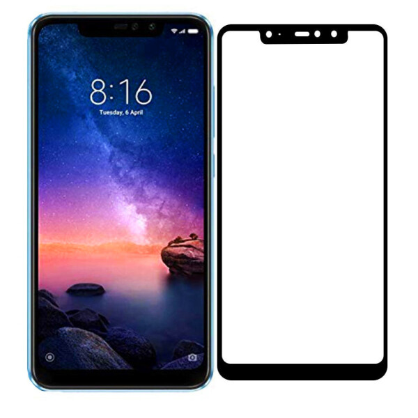 

XIAOMI Redmi Note 6 Pro (0.3 мм, 2.5D, с чёрным Silk Screen покрытием) (24738)
