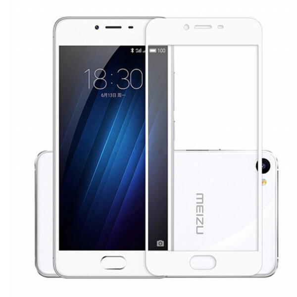 MEIZU U10 (0.3 мм, 2.5D, с белым Silk Screen покрытием) (15002)