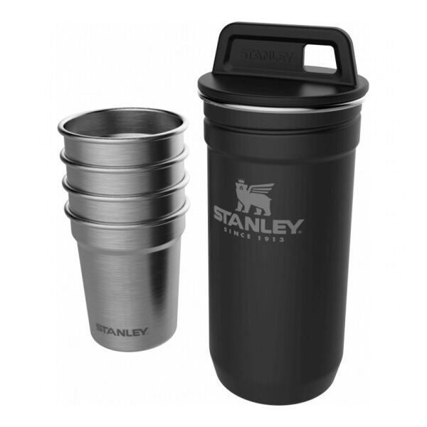 

Набор STANLEY Adventure черная туба + 4 рюмки (металик) ST-10-01705-036