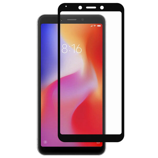 

XIAOMI Redmi 6/6a (0.3 мм, 2.5D, с чёрным Silk Screen покрытием) (23575)