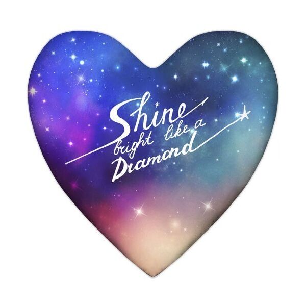 

Подушка сердце Presentville Shine bright like a Diamond 37x37 см