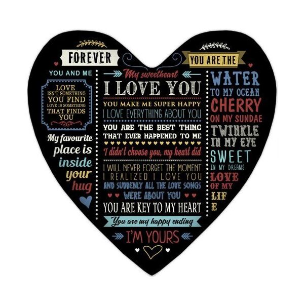 

Подушка сердце Presentville I love you 37x37 см