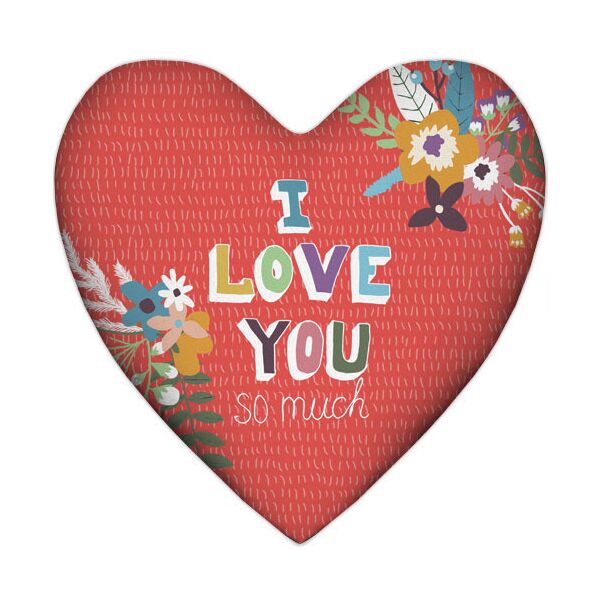 

Подушка сердце Presentville I love you so much на красном фоне 37x37 см