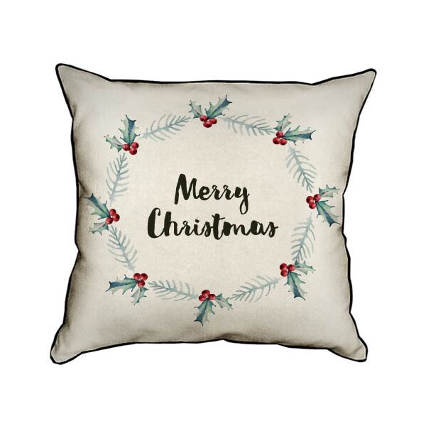 

Подушка интерьерная из мешковины Presentville Merry Christmas 45x45 см