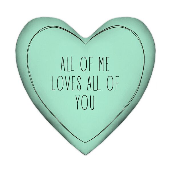 

Подушка сердце Presentville All of me loves all of you 37x37 см