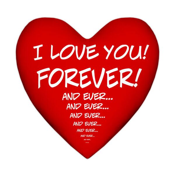 

Подушка сердце Presentville I love you! Forever! 57x57 см
