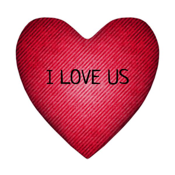 

Подушка сердце Presentville I love us 57x57 см