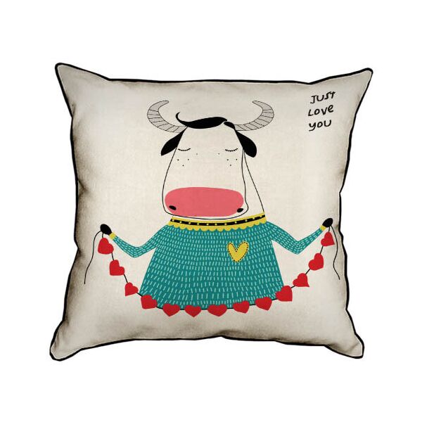 

Подушка интерьерная из мешковины Presentville Just love you 45x45 см