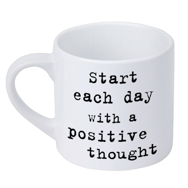 

Кружка маленькая Presentville Start each day with a positive thought 170 мл