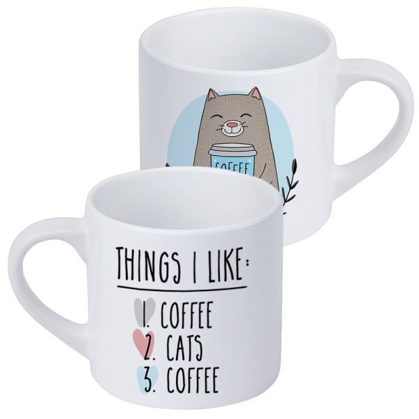 

Кружка маленькая Presentville Things i like 170 мл