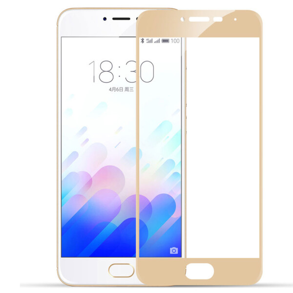 

MEIZU M5s (0.3 мм, 2.5D, с белым Silk Screen покрытием) (16395)