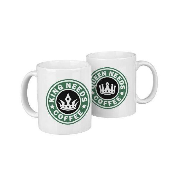 

Парные кружки Presentville Need coffee 330 мл