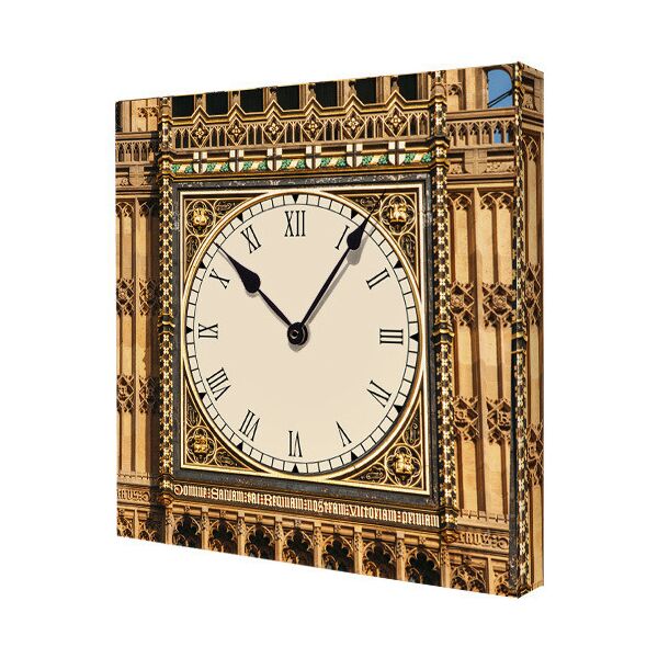 

Часы настенные на холсте Presentville Big Ben 35х35х4,2 см