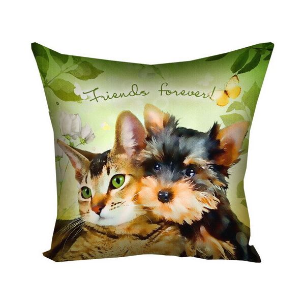 

Подушка с принтом Presentville Friends forever! 40x40 см