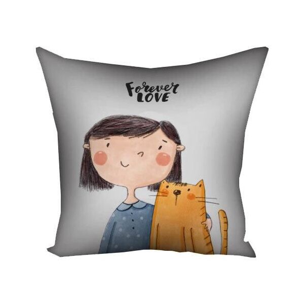 

Подушка с принтом Presentville Forever love 40x40 см