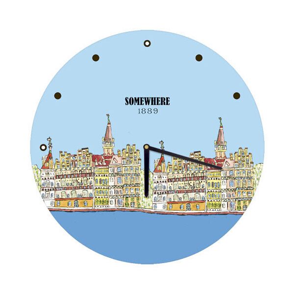 

Часы настенные круглые Presentville Somewhere 1889 36 см