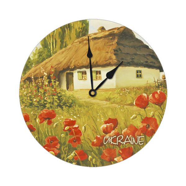 

Часы настенные круглые Presentville Сельский дом 36 см