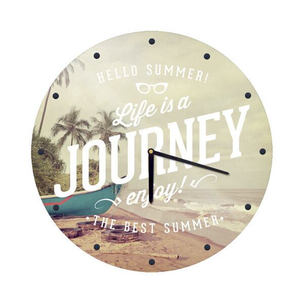 

Часы настенные круглые Presentville Hello summer! 36 см