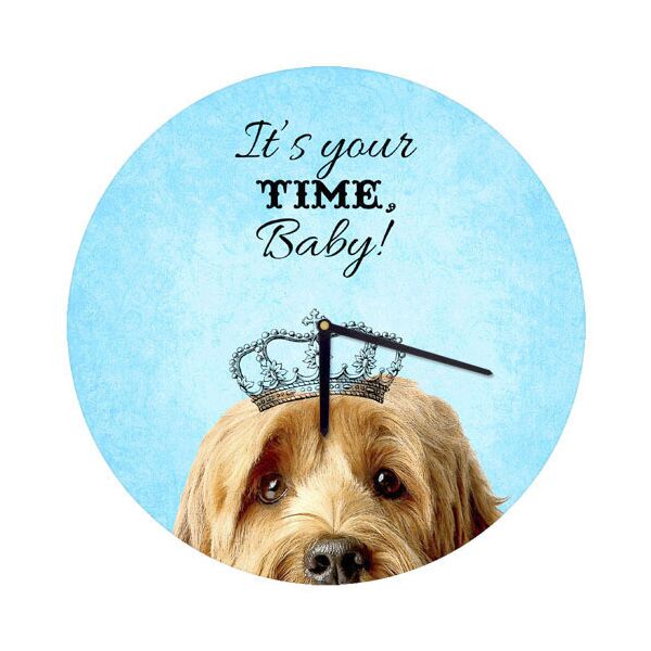 

Часы настенные круглые Presentville It`s your time baby! 36 см