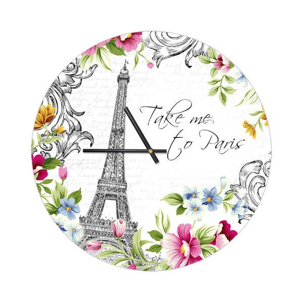 

Часы настенные круглые Presentville Take me, to Paris 36 см