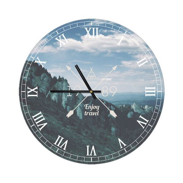 

Часы настенные круглые Presentville Enjoy travel 36 см