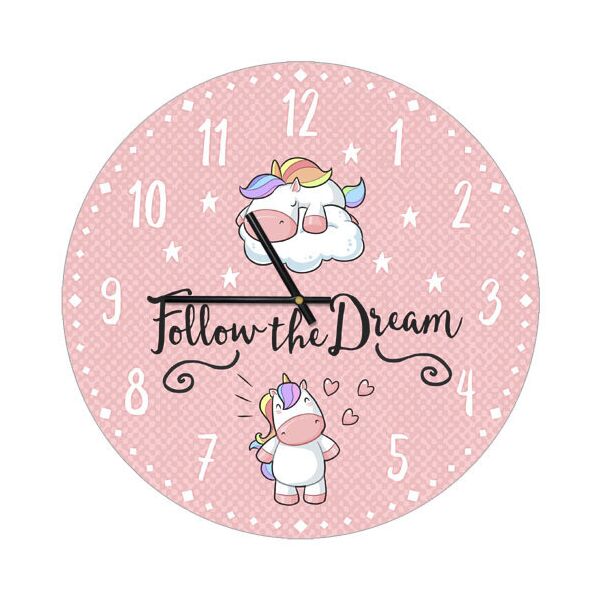 

Часы настенные круглые Presentville Follow the Dream 36 см
