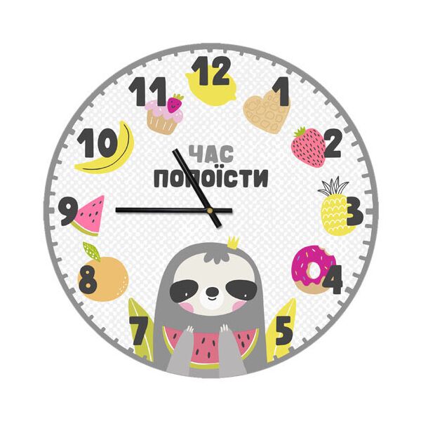 

Часы настенные круглые Presentville Час попоїсти 36 см