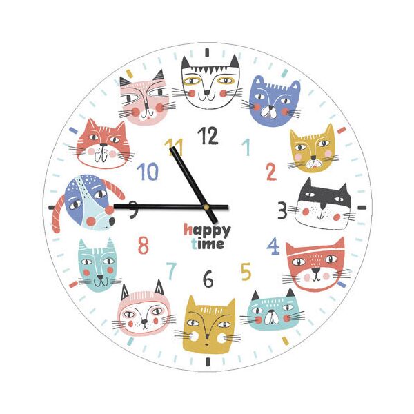 

Часы настенные круглые Presentville Happy time 36 см