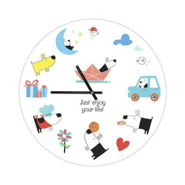 

Часы настенные круглые Presentville Just enjoy your life! 36 см