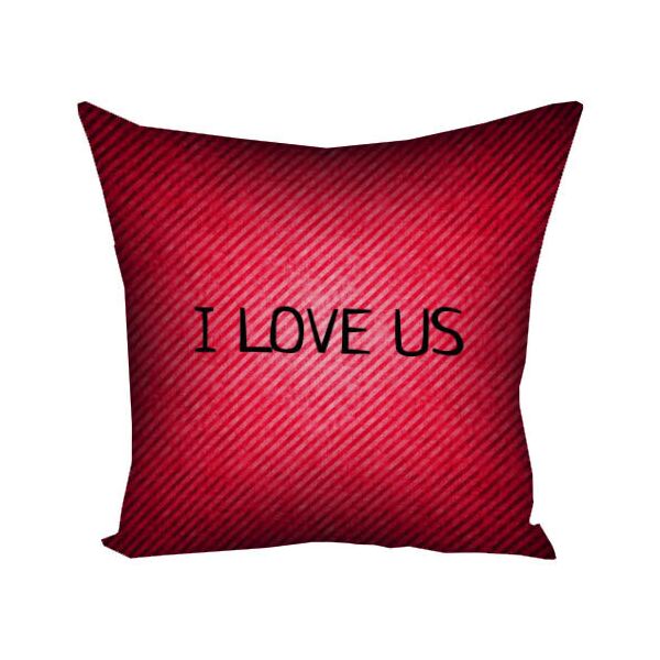 

Подушка с принтом Presentville I love us 40x40 см