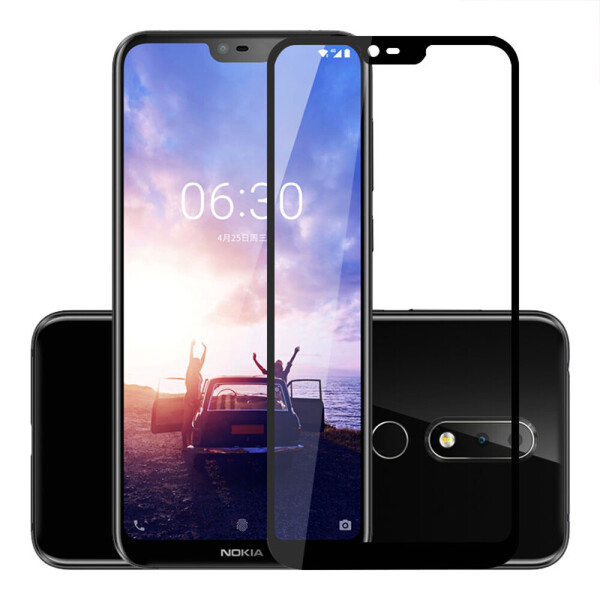 

NOKIA X5/Nokia 5.1 Plus Full Glue (0.3 мм, 2.5D, чёрное) (25744)